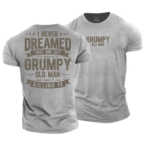 Men's Grumpy Old Man Cotton T-Shirt